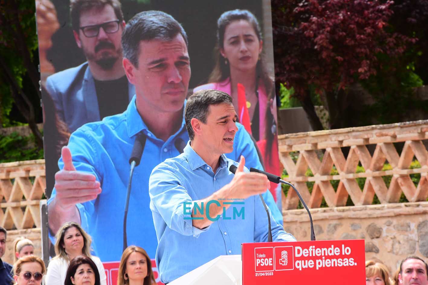 Pedro Sánchez, en Toledo en una imagen de archivo. Foto: Rebeca Arango.