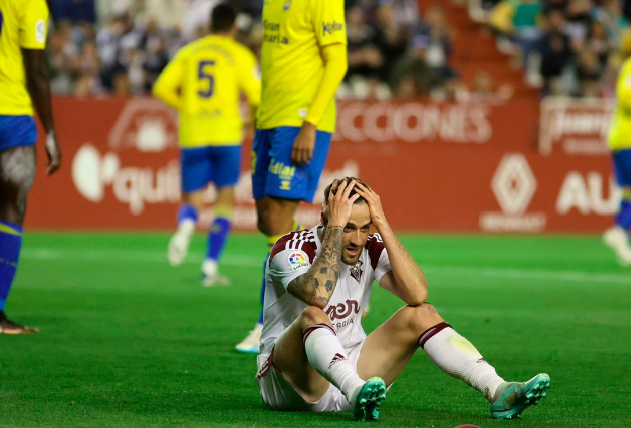 El Albacete pierde 1-2 ante Las Palmas. Imagen del Albacete Balompié.