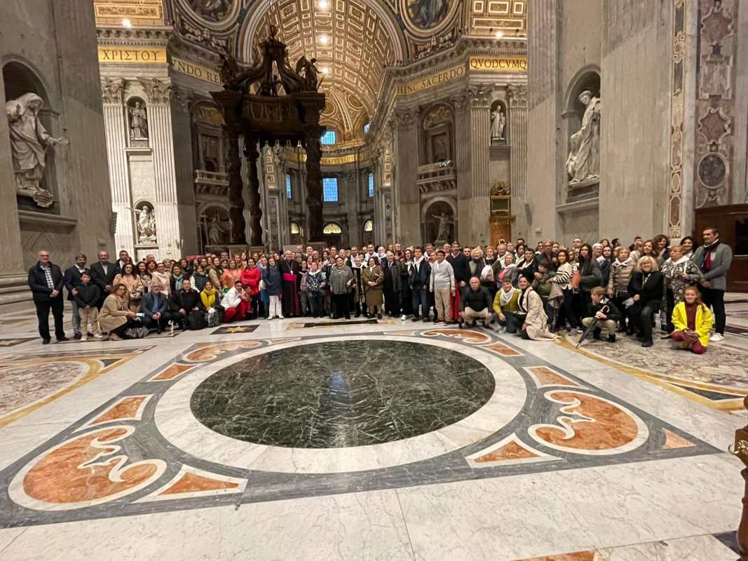 160 peregrinos de la Fundación Madre de la Esperanza de Talavera fueron recibidos por el Papa.