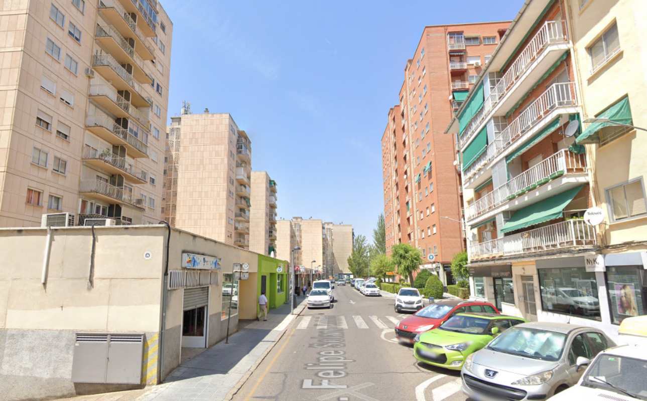 Calle Felipe Solano Antelo, en Guadalajara.