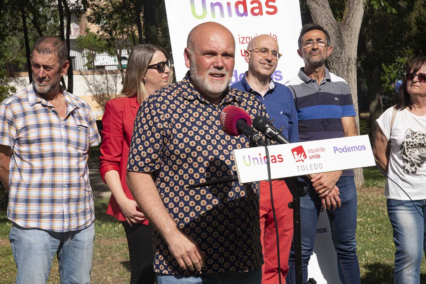 Presentación de la candidatura de Unidas Podemos Toledo. Foto: Rebeca Arango.