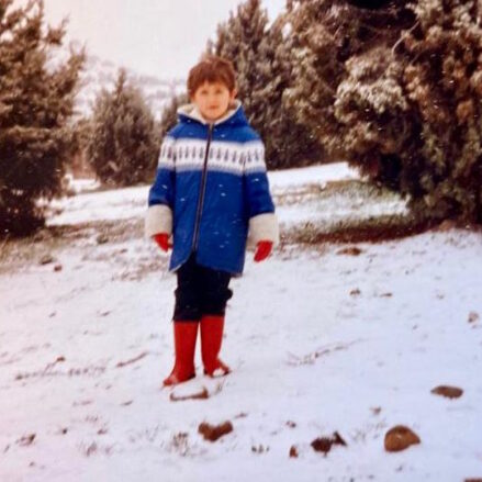 "La primera vez que vi nevar en Toledo, en Santa Bárbara, donde vivía".