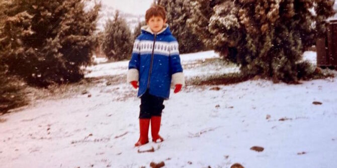 "La primera vez que vi nevar en Toledo, en Santa Bárbara, donde vivía".