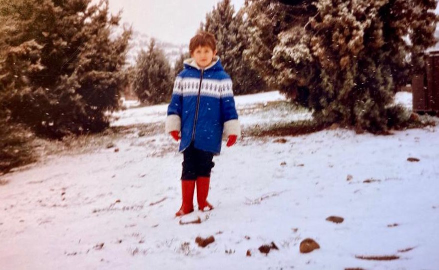 "La primera vez que vi nevar en Toledo, en Santa Bárbara, donde vivía".