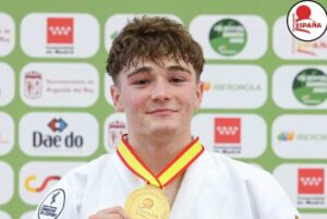 Luis Barroso, flamante campeón de España júnior de judo.