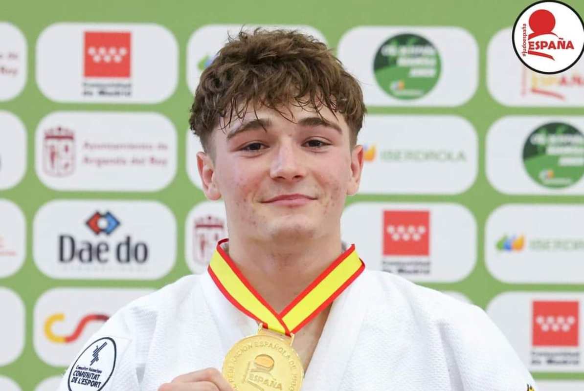 Luis Barroso, flamante campeón de España júnior de judo.