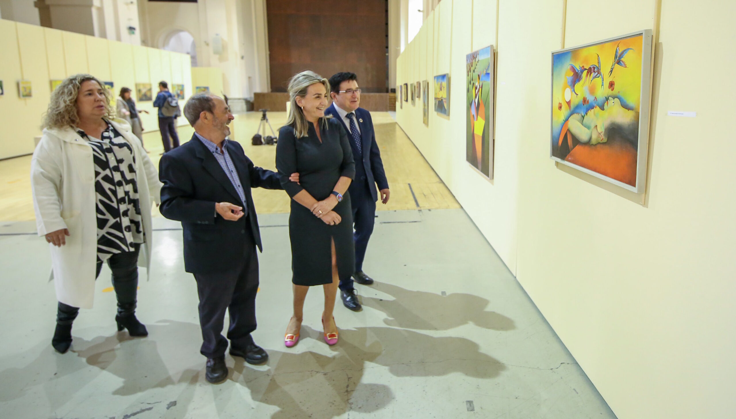 Jule, junto a Milagros Tolón, alcaldesa de Toledo.