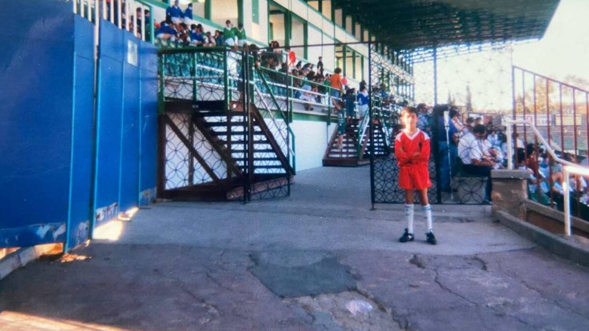 Julio Comendador jugó en el Toledo hasta la categoría cadete.