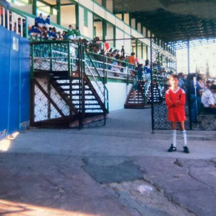 Julio Comendador jugó en el Toledo hasta la categoría cadete.