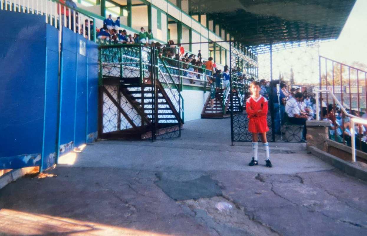 Julio Comendador jugó en el Toledo hasta la categoría cadete.