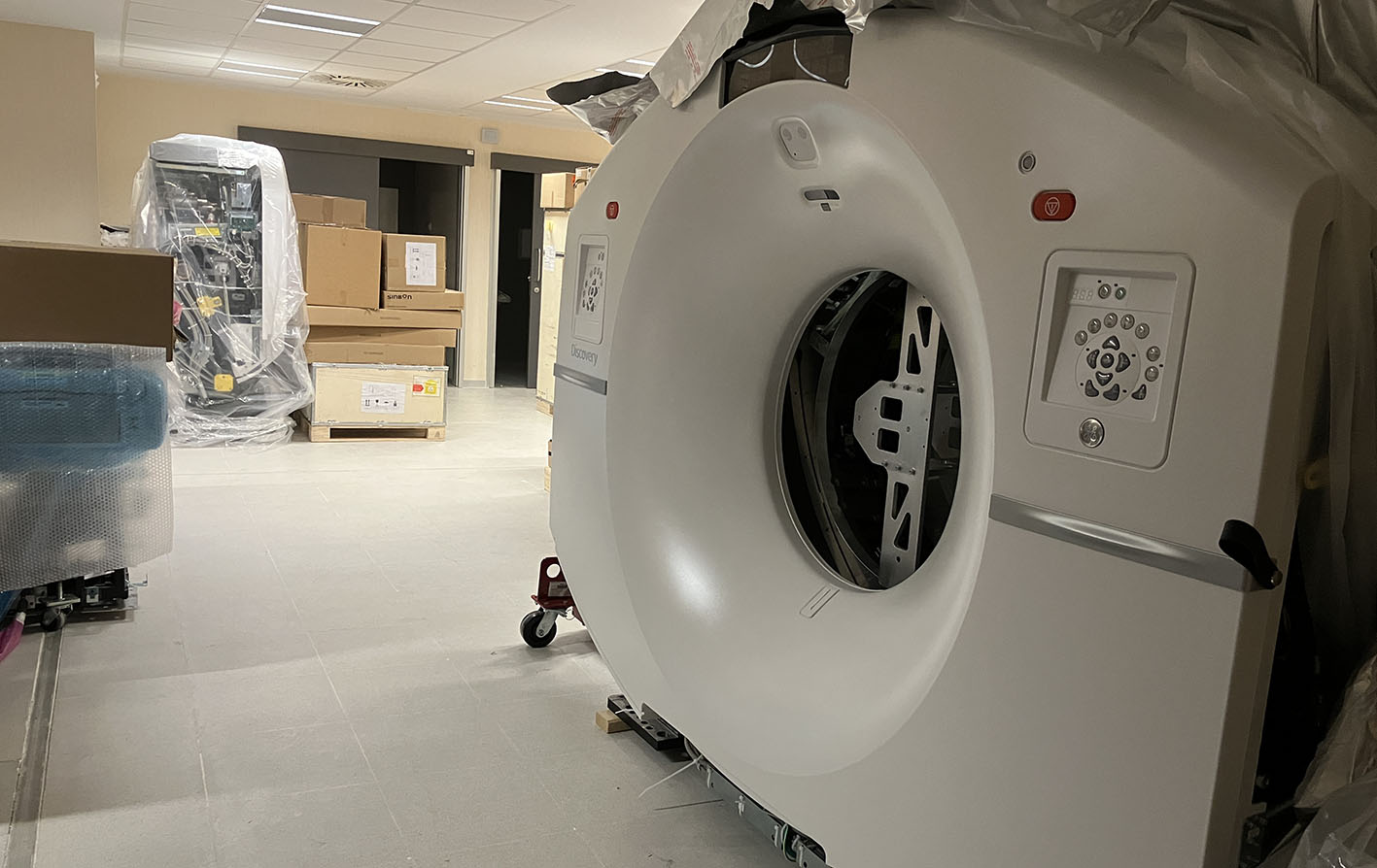 Uno de los equipos de Medicina Nuclear que ya están en el Hospital Universitario de Toledo.