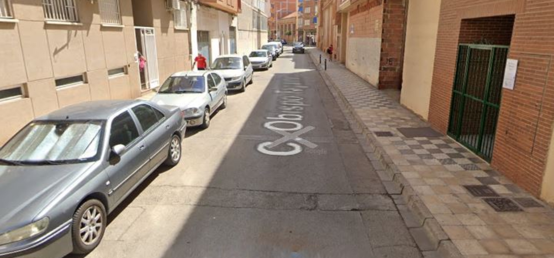 Calle Obispo Tagaste, donde ha tenido lugar el suceso en Albacete. Imagen de Google Maps.