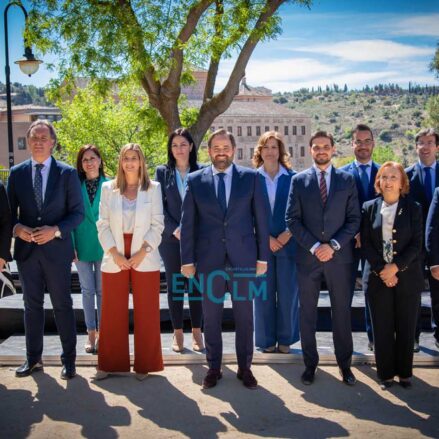 Paco Núñez con los candidatos por la provincia de Toledo.