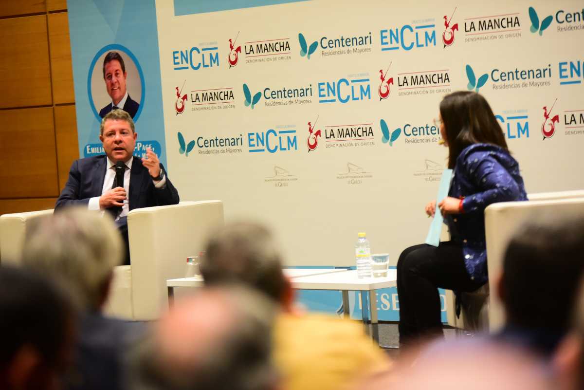 Emiliano García-Page, presidente de Castilla-La Mancha. Foto: Rebeca Arango.