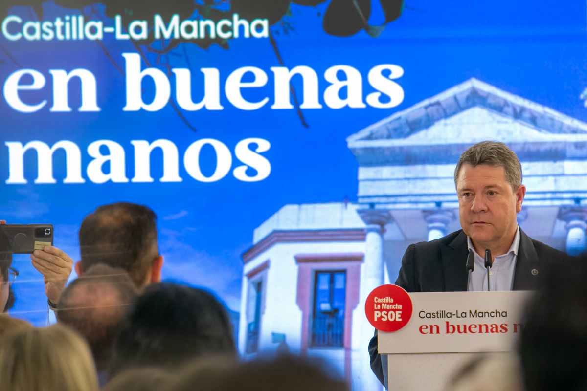 El presidente de Castilla-La Mancha, en un acto en Montiel (Ciudad Real).