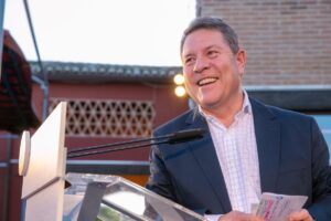 Emiliano García-Page, presidente de Castilla-La Mancha y candidato a la reelección.