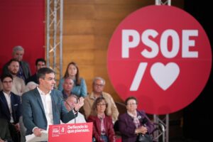 El presidente del Gobierno y secretario general del PSOE, Pedro Sánchez, en un acto en Albacete - EUROPA PRESS/REI SOTOLONGO