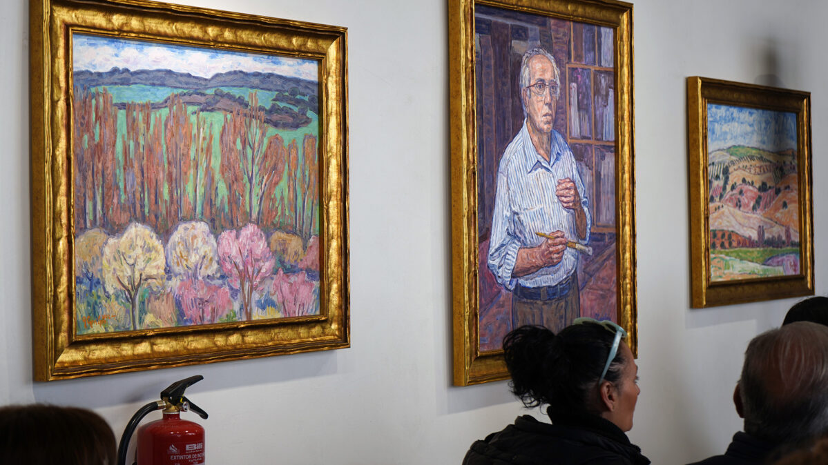 Exposición de Antonio Carrilero en la Posada del Sol de La Roda, Albacete. Imagen del Ayuntamiento de La Roda. 