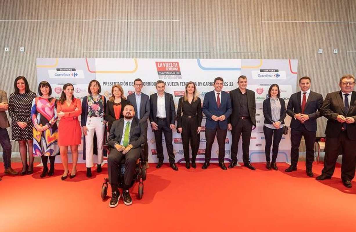 Presentación de la edición de 2023 de la Vuelta a España femenina. Foto: Vuelta Femenina by Carrefour.es.