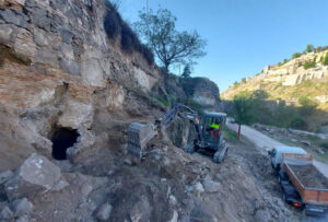 Tramo de la senda ecológica donde se ha localizado el nuevo descubrimiento.