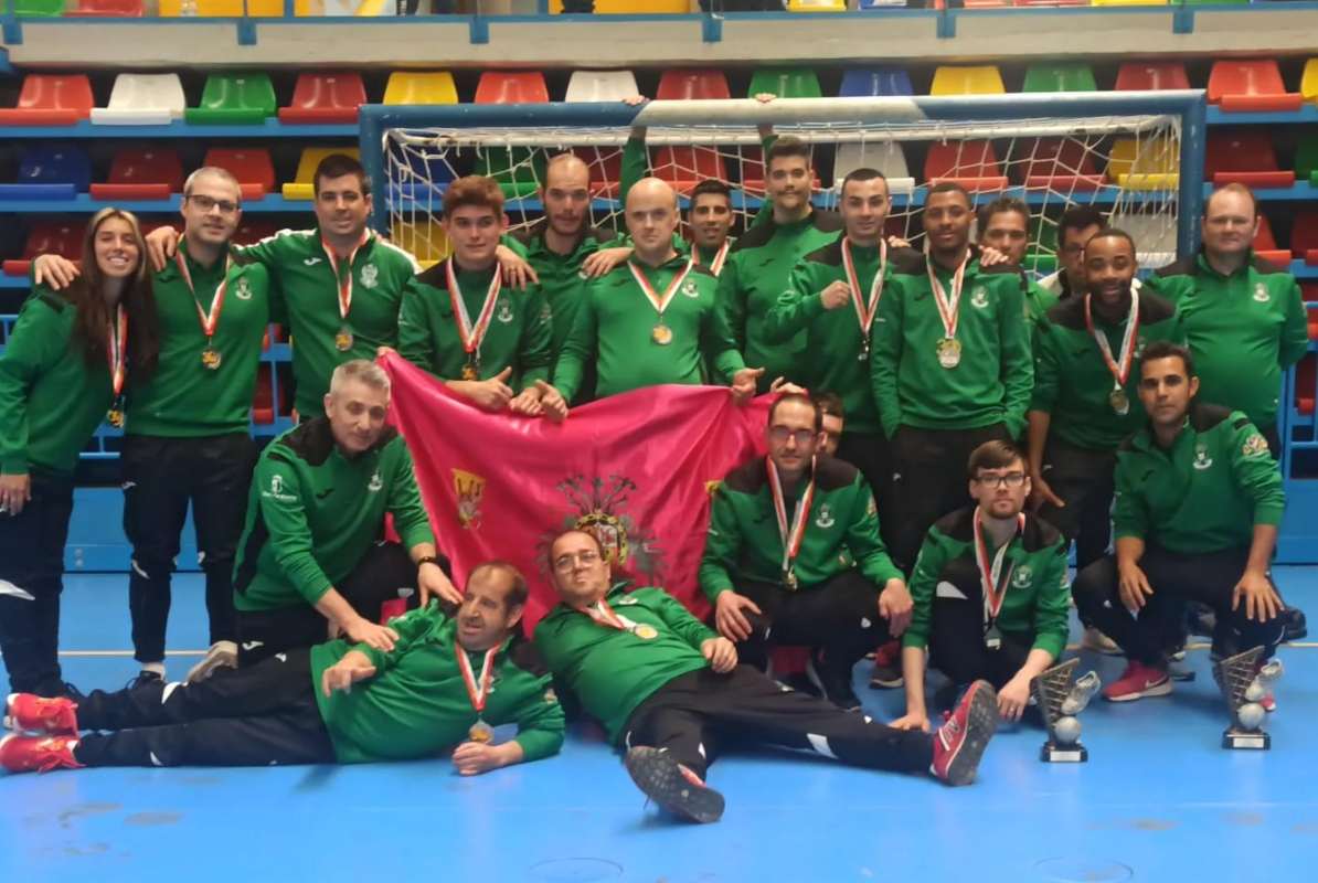 Los tres equipos del Realidad Toledo que han participado en el Regional de fútbol sala.