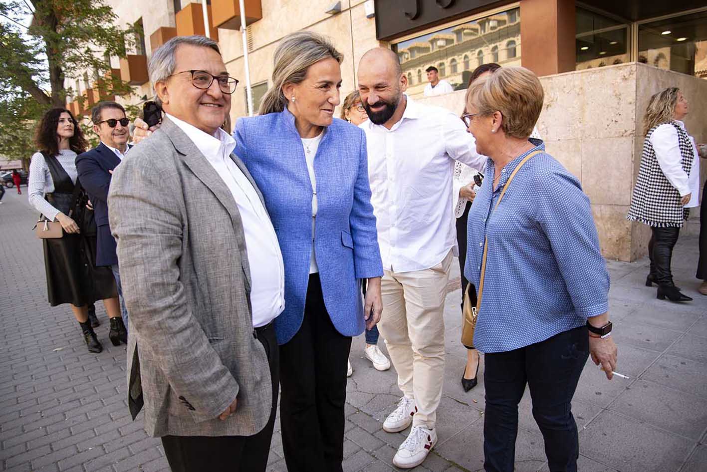 Tolón, junto a Tito Galán (a la izquierda). Foto: Rebeca Arango.