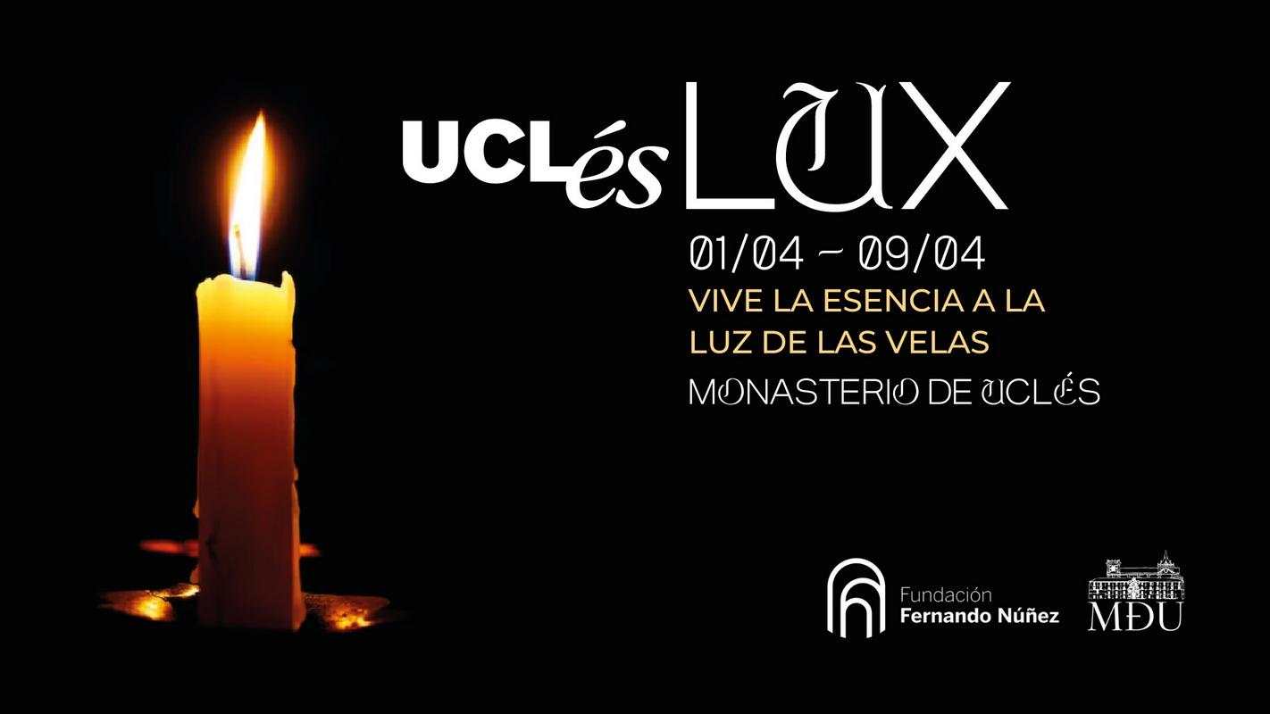 Uclés LUX, esta Semana Santa en el monasterio de la localidad conquense.