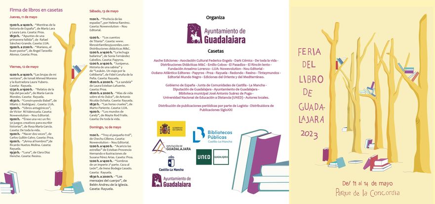 Programa Feria del libro Guadalajara