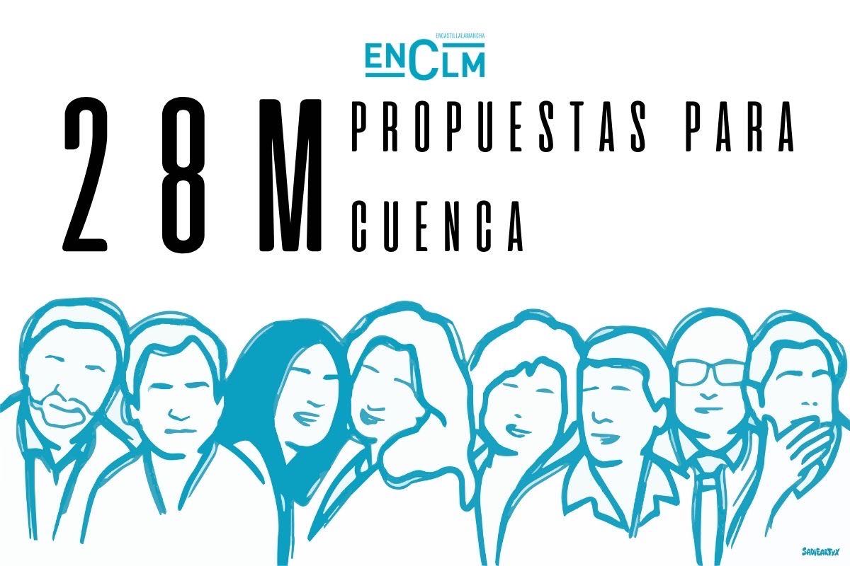 Candidatos a la Alcaldía de Cuenca. Ilustración: Sara Espejel.