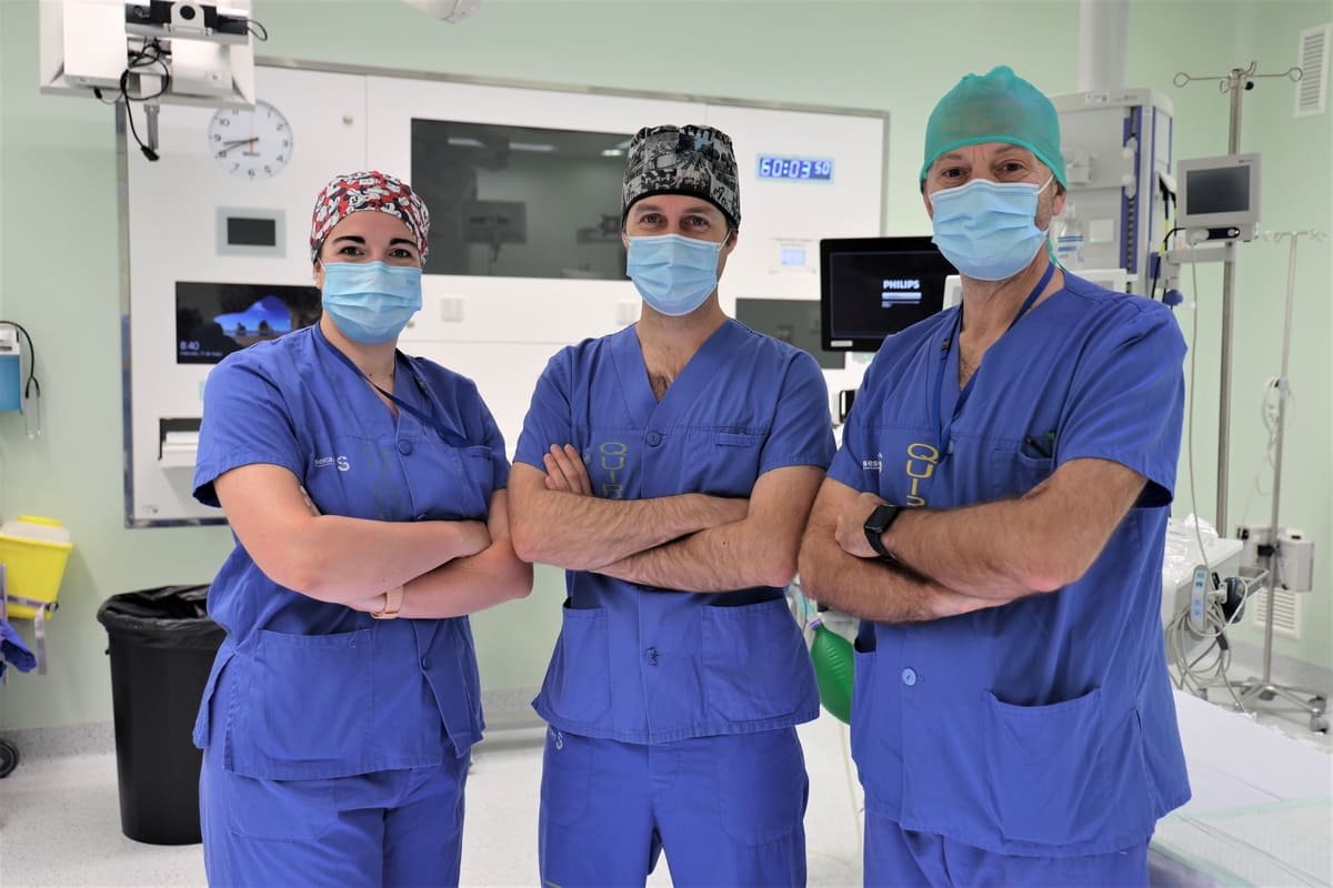 Equipo de trasplantes de menisco del Hospital Universitario de Toledo.