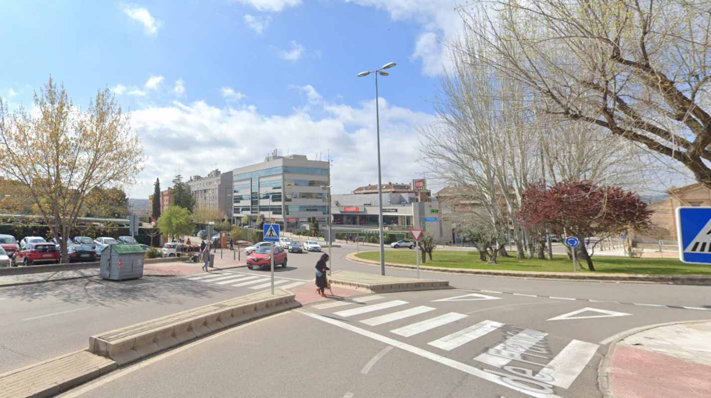 Final de la avenida Francia, cuando se llega a la rotonda que también une con la avenida de Europa.