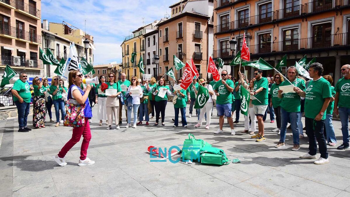 concentración funcionarios de Justicia en Toledo