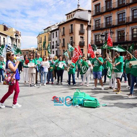 concentración funcionarios de Justicia en Toledo