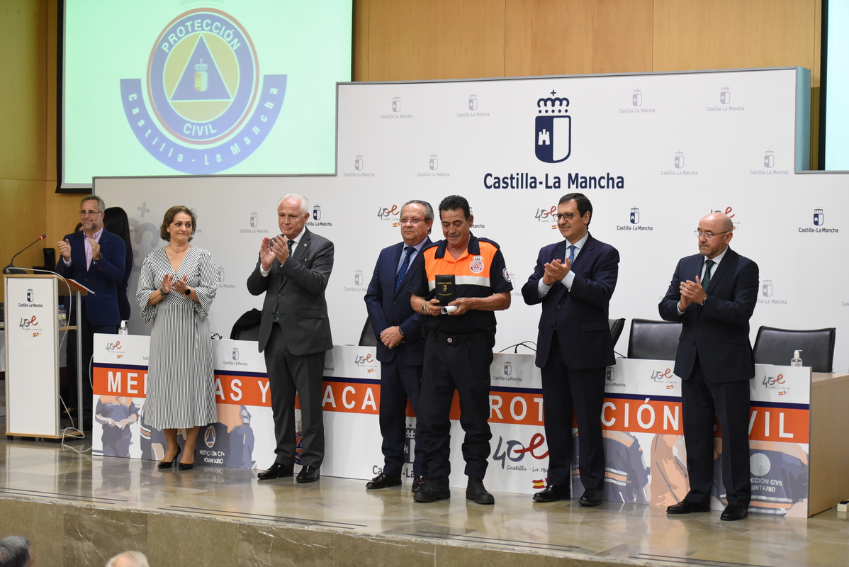 Entrega de placas y medallas de Protección Civil de 2022.