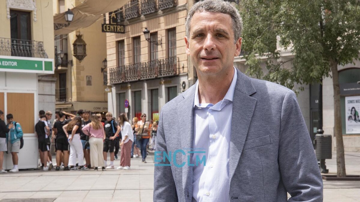 Esteban Paños en la pasada campaña electoral. Foto: Rebeca Arago.