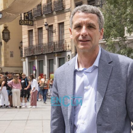 Esteban Paños en la pasada campaña electoral. Foto: Rebeca Arago.