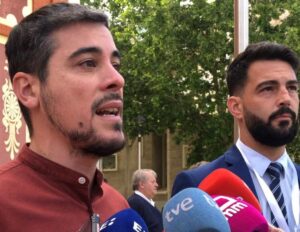 Gascón, en declaraciones a los medios en alto de celebración del Día de Castilla-La Mancha.