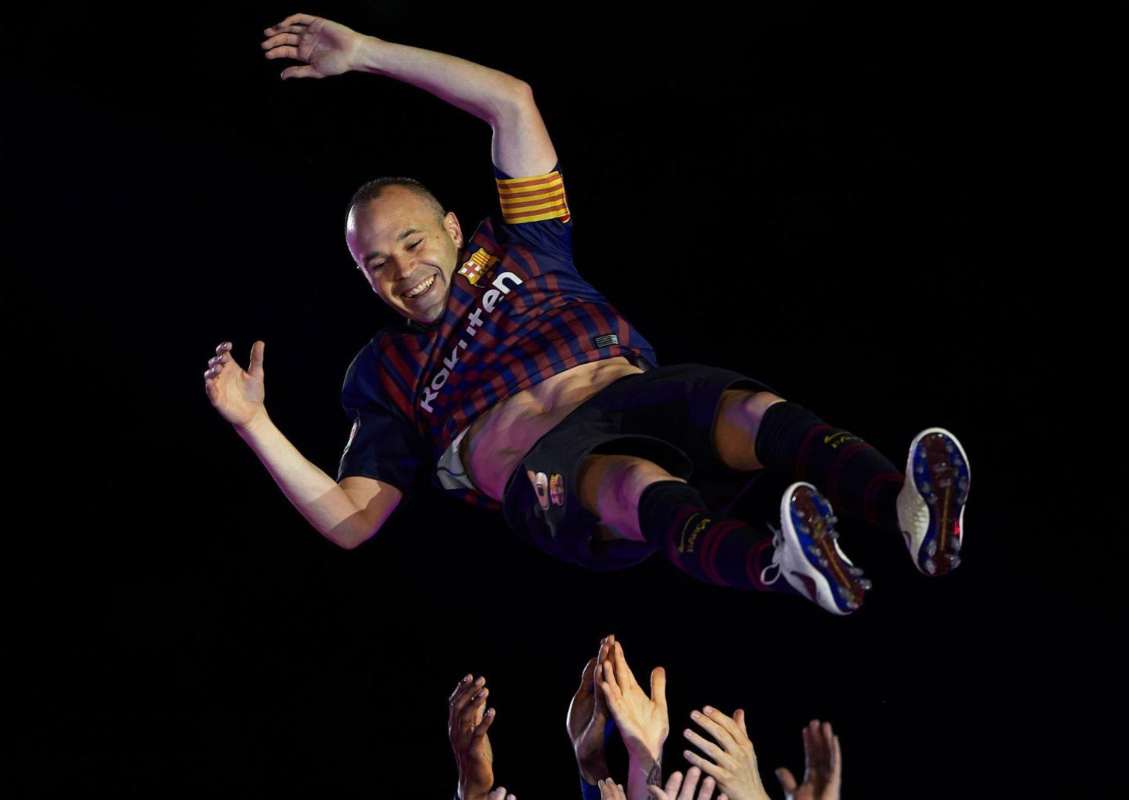 El adiós de Andrés Iniesta a Vissel Kobe. Foto: @andresiniesta8.