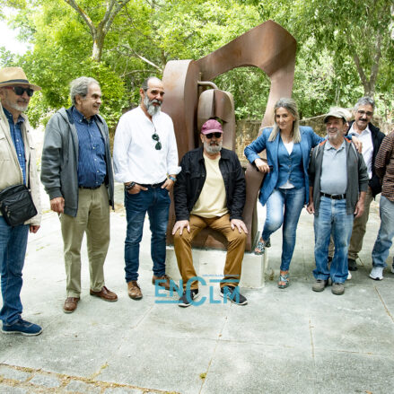 Tolón, en la senda ecológica con artistas toledanos. Foto: Rebeca Arango.