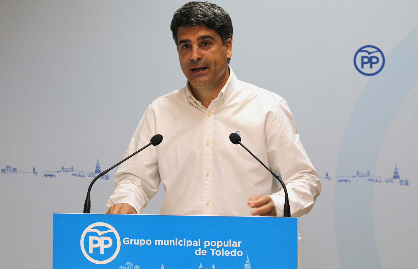 Juanjo Alcalde, portavoz del PP en el Ayuntamiento de Toledo.