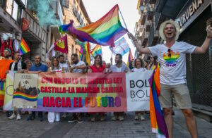 Imagen de archivo de una marcha en favor del movimiento LGTBI.