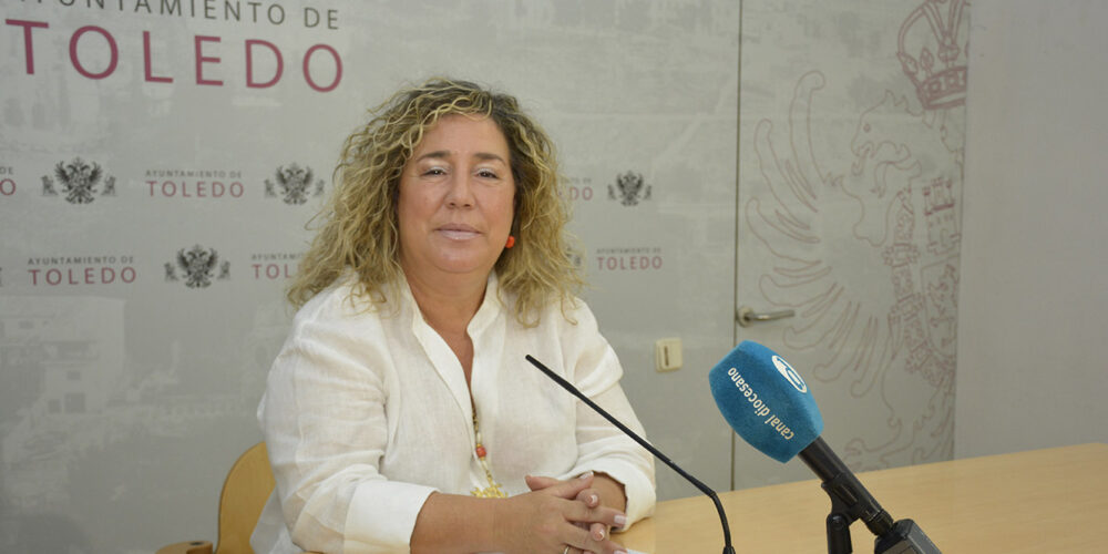 Marta Medina, concejala de Parques y Jardines de Toledo.