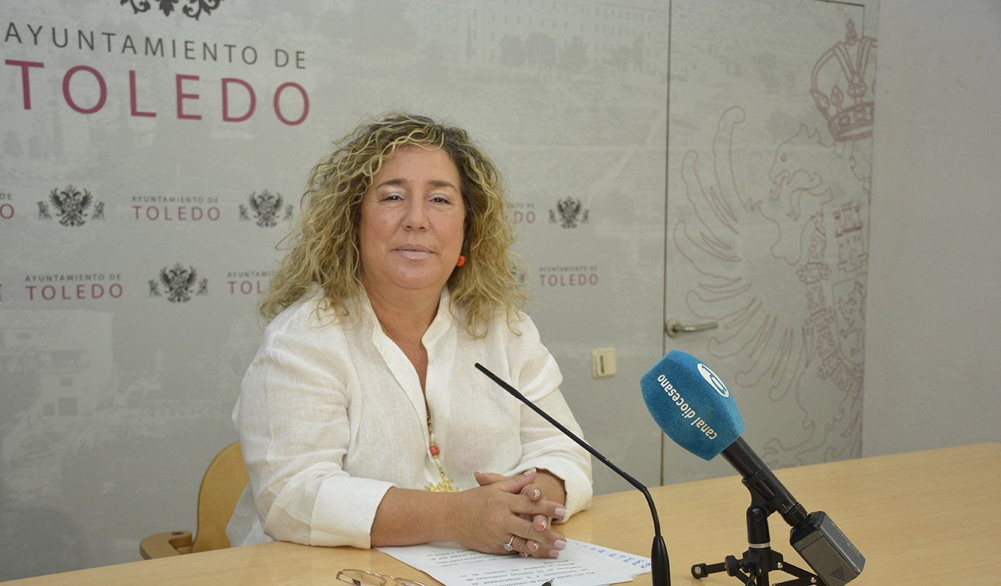 Marta Medina, concejala de Parques y Jardines de Toledo.