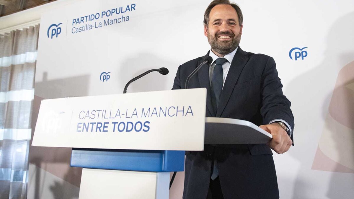El presidente de Castilla-La Mancha, Paco Núñez. Foto: Rebeca Arango.