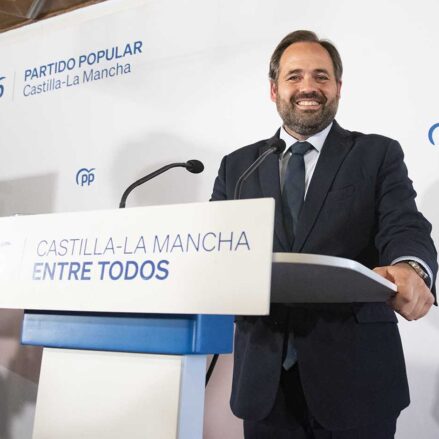 El presidente de Castilla-La Mancha, Paco Núñez. Foto: Rebeca Arango.