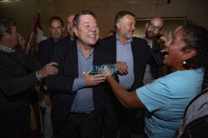 Page en el cierre de la campaña electoral