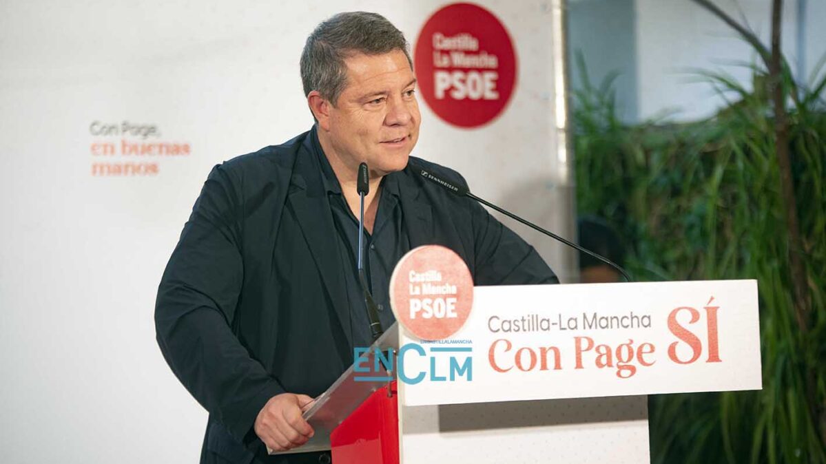 El presidente de Castilla-La Mancha, Emiliano García-Page. Foto: Rebeca Arango.