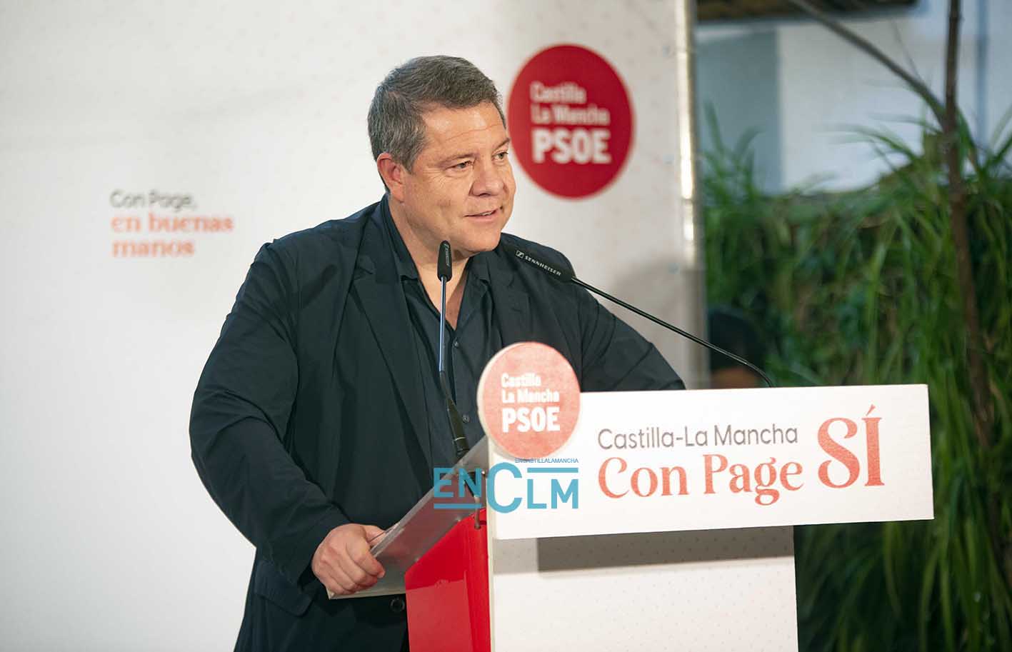 El presidente de Castilla-La Mancha, Emiliano García-Page. Foto: Rebeca Arango.