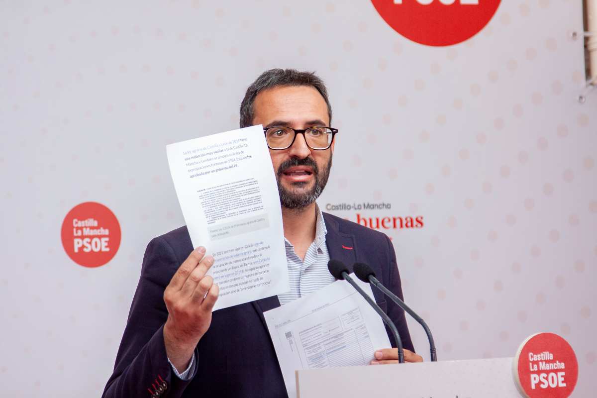 El secretario de Organización del PSOE de CLM, Sergio Gutiérrez.