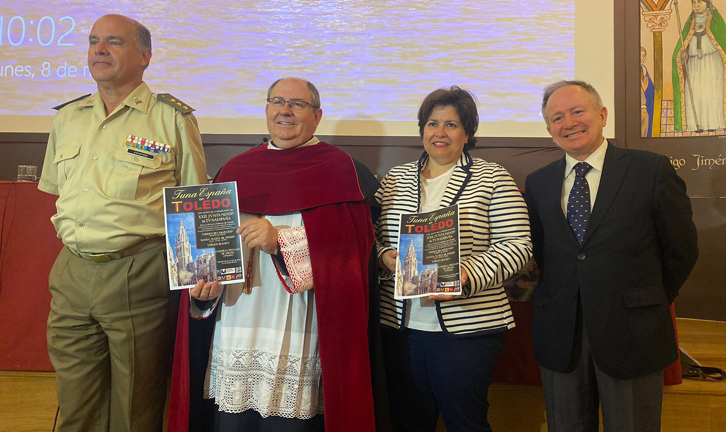 Presentación de los actos de la tuna en Toledo.